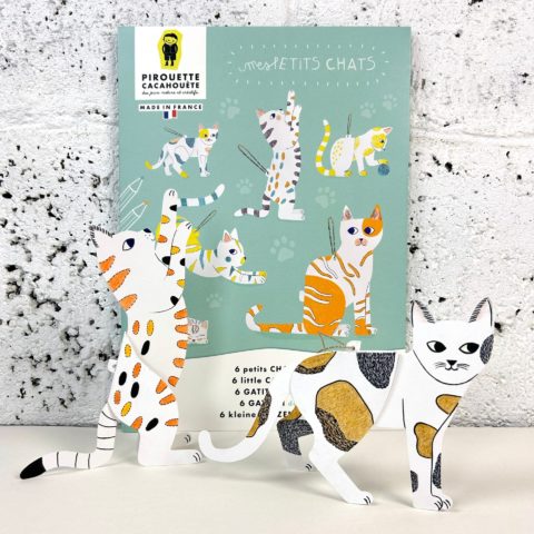 Kit créatif – 6 chats à colorier