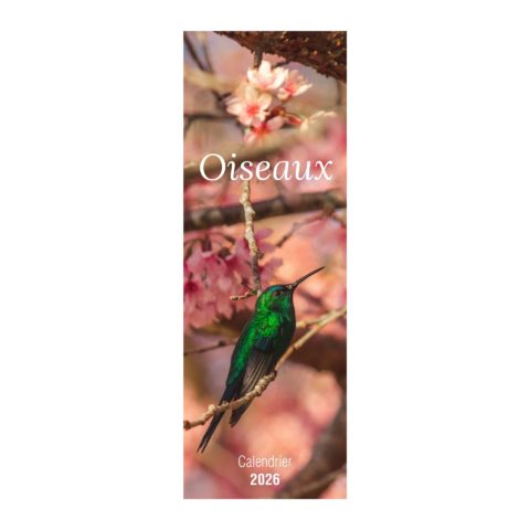 Calendrier long "Oiseaux" - 2026