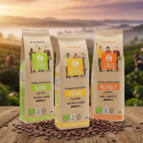 Lot de 3 cafés moulus