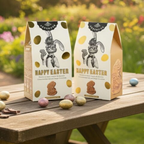 Lot de boîte de biscuits lapin de pâques