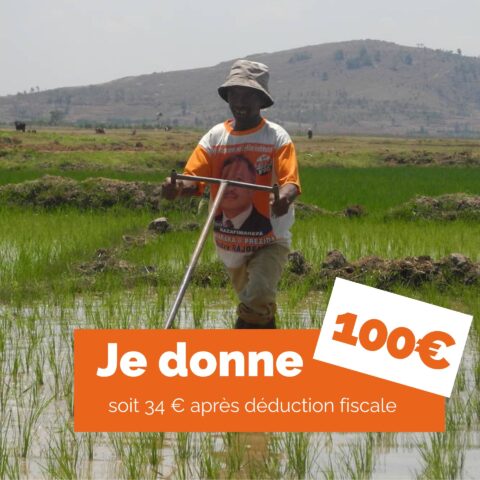 Don de 100 euros - Participation à l'achat d'un kit d'irrigation