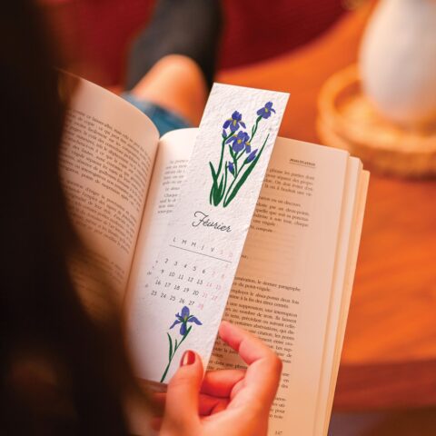 Calendrier marque page avec pochette 2027